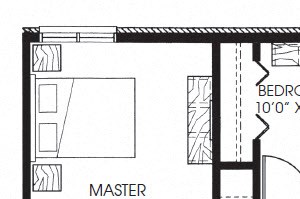 836sqft 2 Bed, 2 Bath - Founders